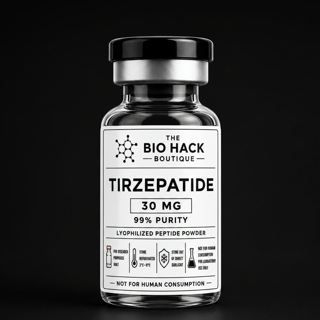 Tirzepatide 30 MG lyophilized peptide powder vial