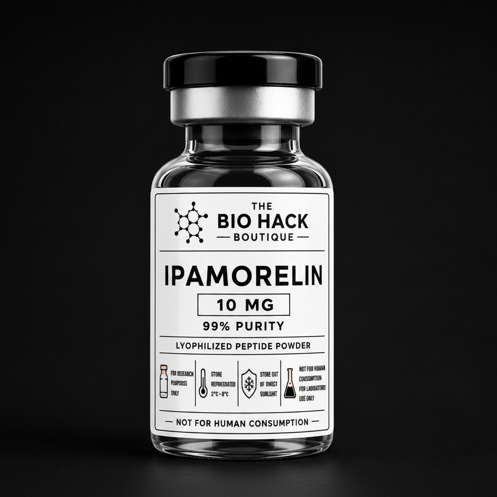 Ipamorelin 10 MG lyophilized peptide powder vial
