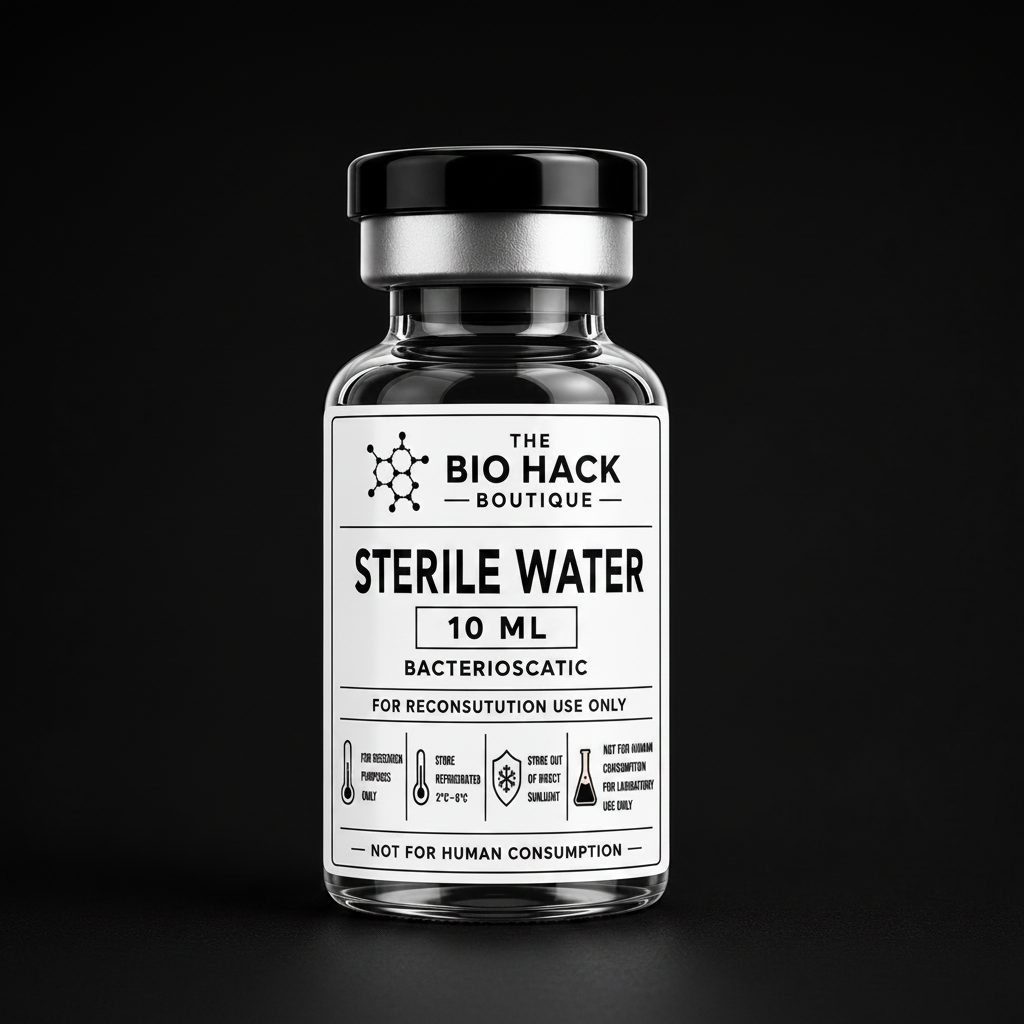 Sterile Water 10 ML vial for peptide reconstitution