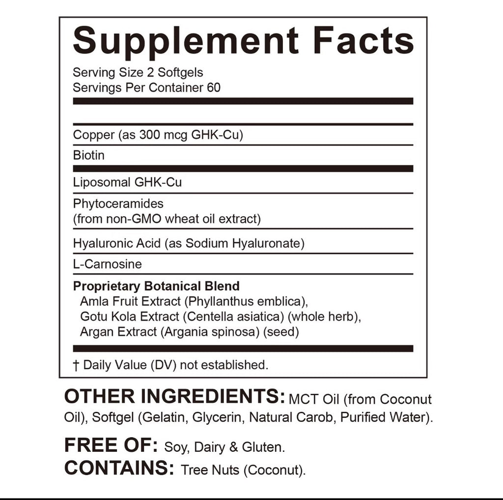 GHK-Cu 120 soft capsules